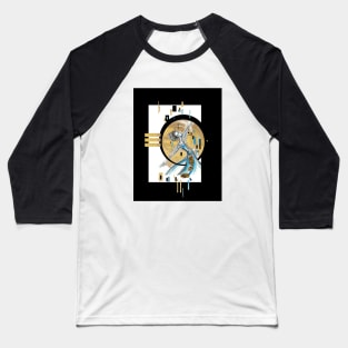 Lady Dancing Modern Art Baseball T-Shirt